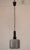 Lampada a sospensione 1 luce di Stilnovo, produzione italiana degli anni '60. Vetro, metallo e ottone. Buone condizioni,...