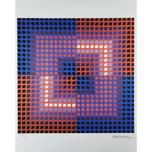 Victor Vasarely Lithograph. Limited Edition Lithograph n 57 / 500- Numbers signed in pencil. Editor : S.P.A.D.E.M. Paris....