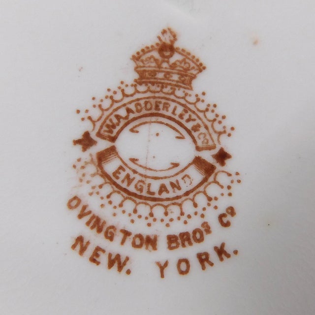 1920s Wa. Adderly Coffee Pot in White With Gold Trim For Sale In San Francisco - Image 6 of 6