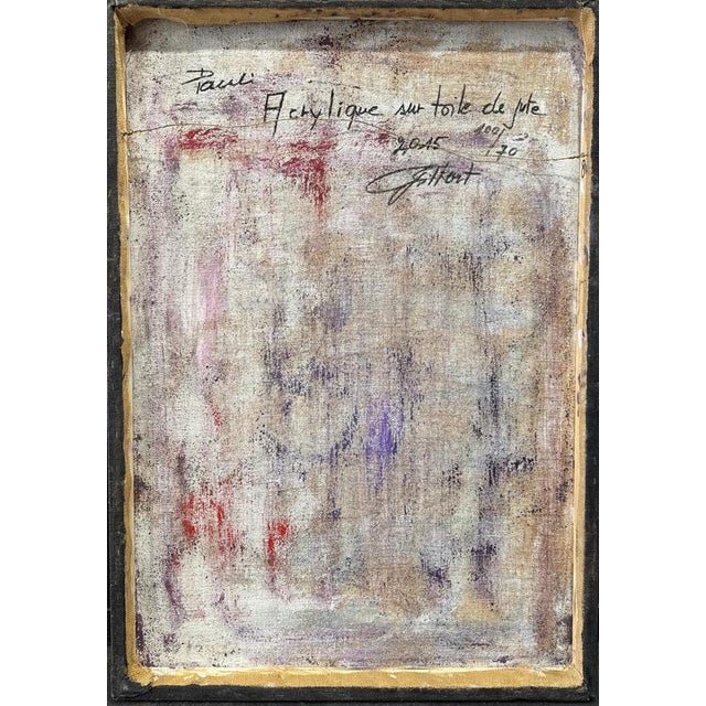 Textile Gilbert Pauli, Présence No.8, Acrylic on Jute, 2015 For Sale - Image 7 of 9