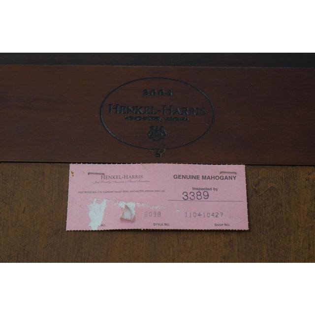 Henkel Harris Mahogany Large Document Secretary Desk For Sale - Image 18 of 18
