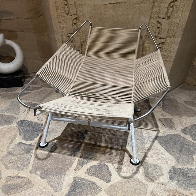 Hans J Wegner Flag Halyard Chair, 1950 Mid Century Danish Modern For Sale In San Diego - Image 6 of 12