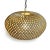 Rattan Dome Swirl Pendant Light Medium For Sale - Image 4 of 9