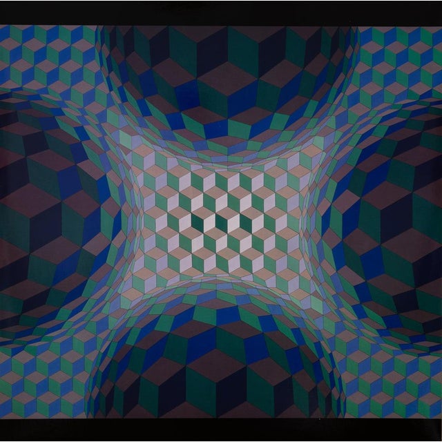 Victor Vasarely, CHEYT STRI TON, Etching For Sale - Image 6 of 6