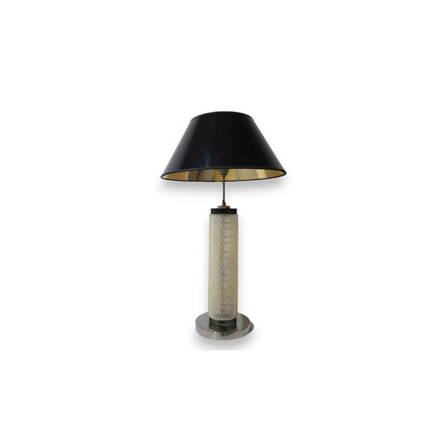Large Table Lamp in Glass For Sale - Image 9 of 9