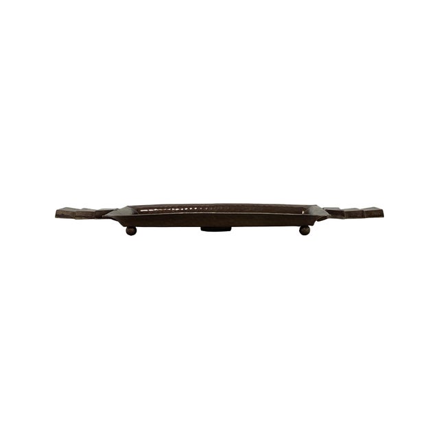 Brown Calder Silver Tray Wall Decor For Sale - Image 8 of 11