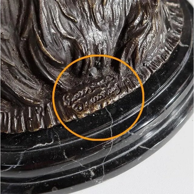 French Metal Yorkshire Sculpture, 20th-Century For Sale - Image 15 of 18