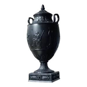 19th Century English Regency Wedgwood Black Basalt Urn