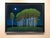 In "Emissary," a serene grove of aspen trees rises against a starry night sky, illuminated by a full moon. The vibrant...