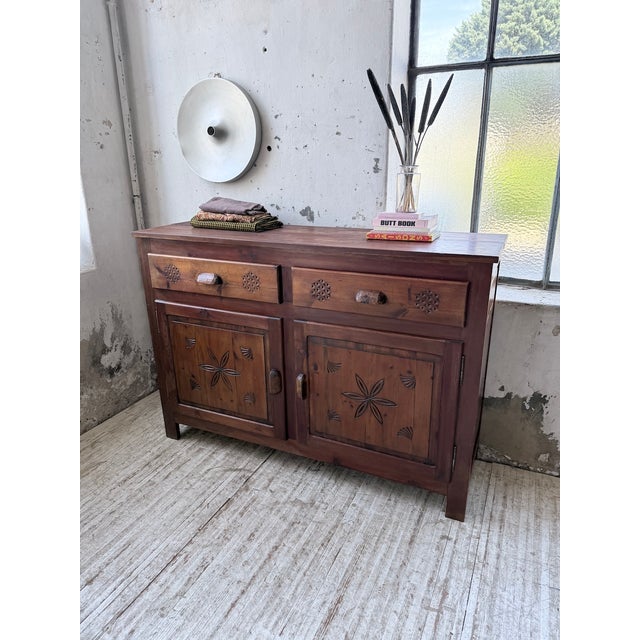 Folk Art Jam Cupboard from Savoyard, 1950s For Sale - Image 12 of 18