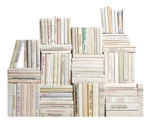 Decorative Books - Beach Book Wall - Set of 100 Beige Books