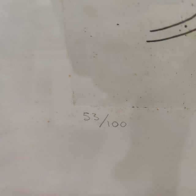 Franco Angeli, Lithograph, Framed For Sale - Image 5 of 10