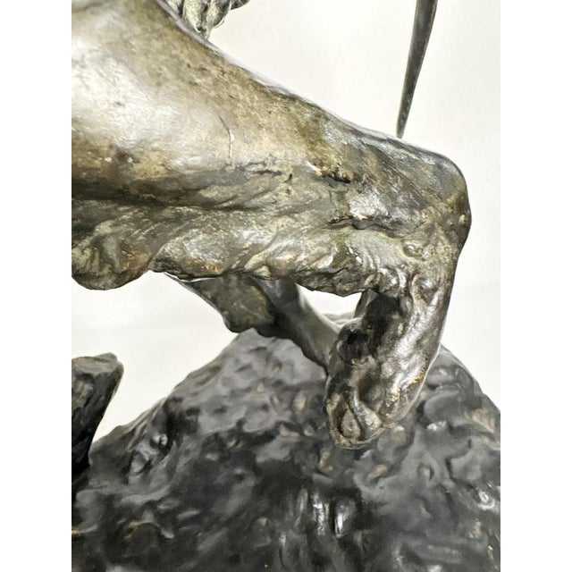 French Artist, Dog Sculpture, 19th Century, Terracotta For Sale - Image 16 of 18
