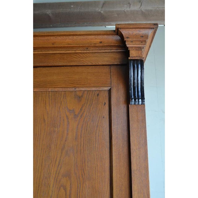 Antique Dutch Oak Cabinet, 19th Century For Sale - Image 5 of 10