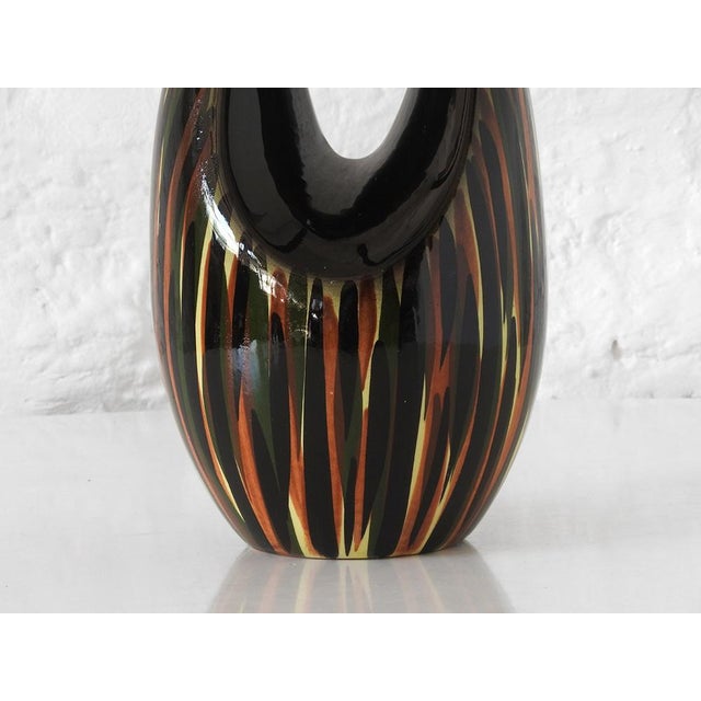 1950s Mid-Century Ceramic Vase from from Saint Clément, France, 1950s For Sale - Image 5 of 8