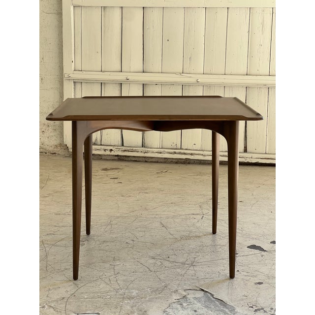 Mid-Century Modern Newly Refinished Mid Century Widdicomb Style Walnut Dining Table For Sale - Image 3 of 4