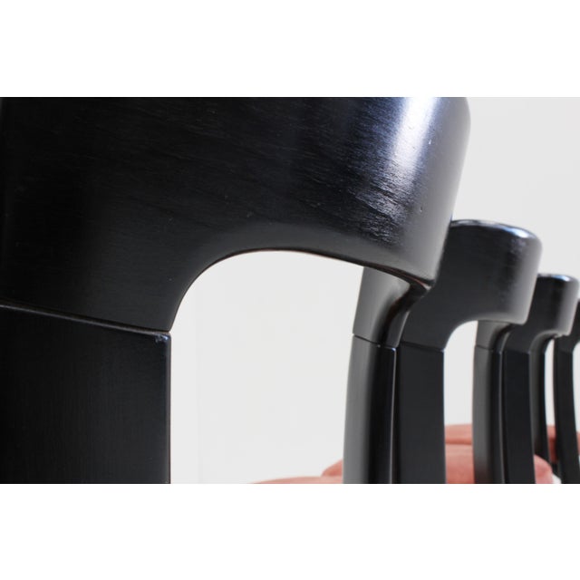 Vintage Swiss Dining Chairs by Bruno Rey for Dietiker, 1970s, Set of 6 For Sale - Image 10 of 12