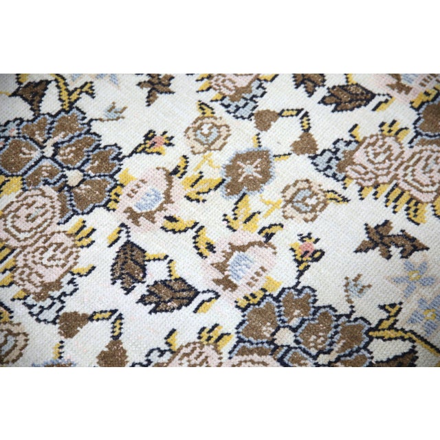 Introducing a one-of-a-kind vintage Turkish hand-knotted wool rug, carefully crafted by skilled artisans using traditional...