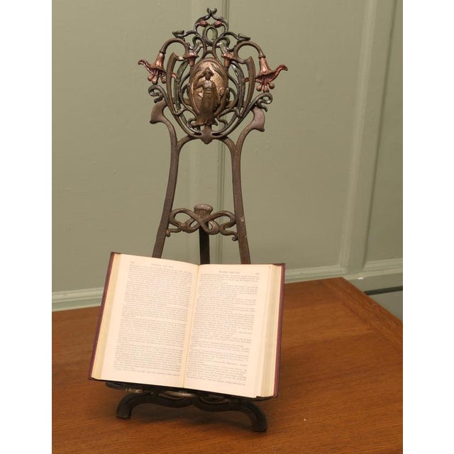 French Art Nouveau Book Rest, 1970 For Sale - Image 3 of 7