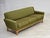 3-Seater Danish Sofa in Green Furniture Wool and Oak Wood, 1970s For Sale - Image 6 of 18
