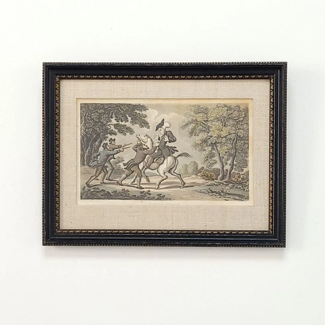 Black Set of Nine Engravings of "The Tours of Doctor Syntax", England Circa 1800 For Sale - Image 8 of 12