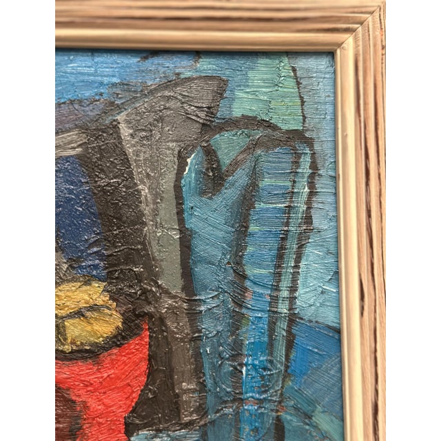 Stig Thiderman, Still Life with Jugs & Fruits, 1950s, Oil on Panel, Framed For Sale - Image 14 of 18