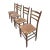 Antique Ladder Back Chairs - Set of 4 For Sale