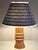 Vintage Table Lamp with Turned Pine Wood Base and Shade by Lamplove, 1970s For Sale - Image 9 of 9