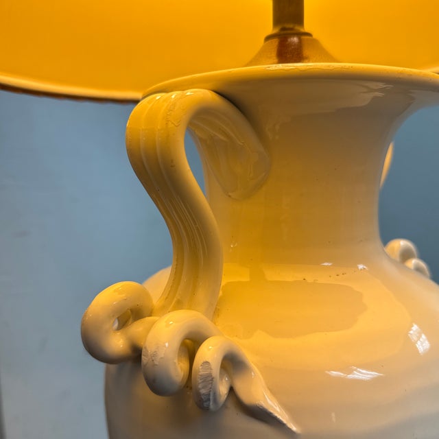 Classic Amphora Ceramic Table Lamp For Sale - Image 10 of 12
