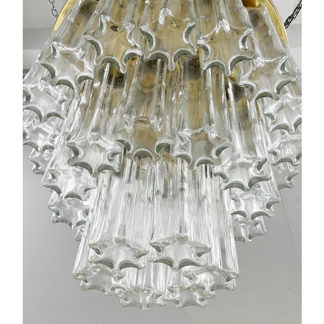 1970s Mid-Century Modern German Chandelier from Limburg, 1970s For Sale - Image 5 of 18