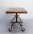 Brutalist French Walnut Top and Wrought Iron Coffee Table, 1960 For Sale - Image 3 of 11