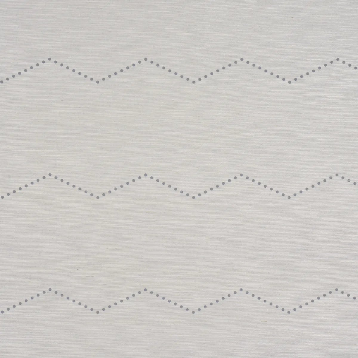 SAMPLE - Schumacher Rivet Stripe Sisal Wallpaper In Dove | Chairish