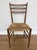 Gio Ponti Mid-Century Italian Modern Rush Seat Ladder-Back Chair in the Manner of Gio Ponti For Sale - Image 4 of 9
