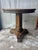 Art Deco 1930s French Art Deco Burl Wood Gueridon Table, Hand Painted Pedestal Base For Sale - Image 3 of 8