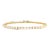 4.1ct Natural Opal Round Tennis Bracelet in 14k Solid Gold by VRJewels For Sale