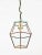 Art Nouveau Pendant Lamp Lantern in the style of Adolf Loos, 1900s For Sale - Image 3 of 11