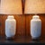 Mid 20th Century Large Chinoiserie Blanc De Chine Table Lamps White Pierced - a Pair For Sale - Image 9 of 14