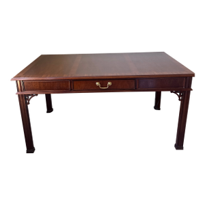 Councill Solid Mahogany Chippendale Style Executive Desk