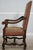 Pair of Antique Louis XVI Fauteuils Needlepoint Open Arm Chairs For Sale - Image 4 of 18