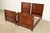 Herter Brothers Jacob-Desmalter Style Antique French Empire Mahogany Twin Beds With Mounted Ormolu, Pair For Sale - Image 4 of 11