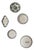 Vintage Wall Composition in Earthenware and Ceramic, 1950s, Set of 5 For Sale