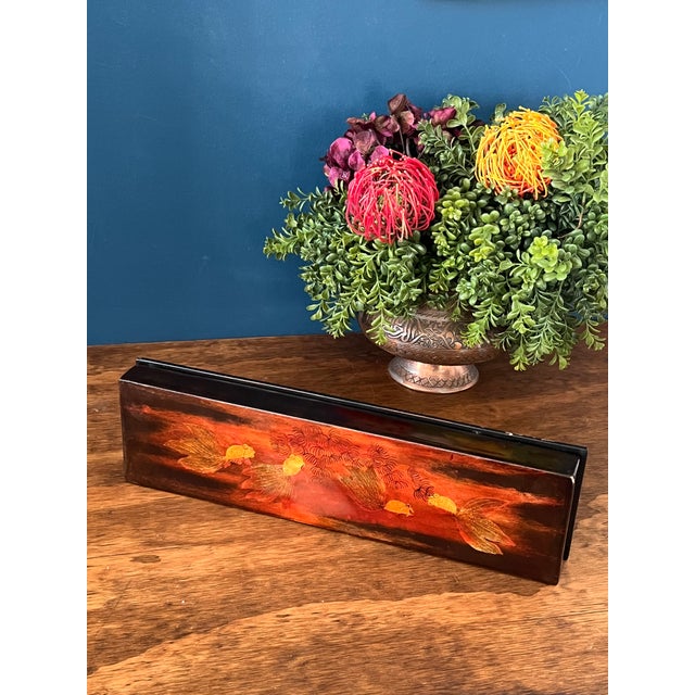 Vintage Japanese Lacquer Desk Organizer For Sale In New York - Image 6 of 18
