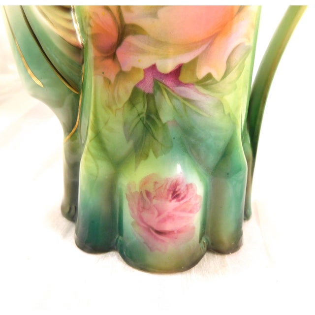 Contemporary 1900 Chocolate Pot With Flower Shaped Trim For Sale - Image 3 of 9