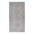 Afghanistan Oushak Rug With Soft Gray Field and Faded Floral Motifs 2'1" X 4'7" For Sale