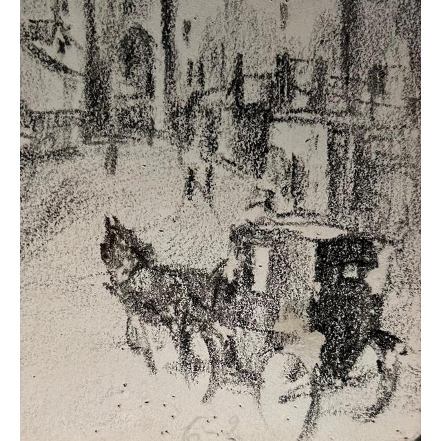 Benjamin Ii Vautier, Carriage to the Church, Graphite on Paper For Sale - Image 4 of 12
