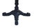 Matthew Izzo Home Avignon Lightly Distressed Oak French Bistro Table With Cast Iron Base - Square For Sale - Image 4 of 7