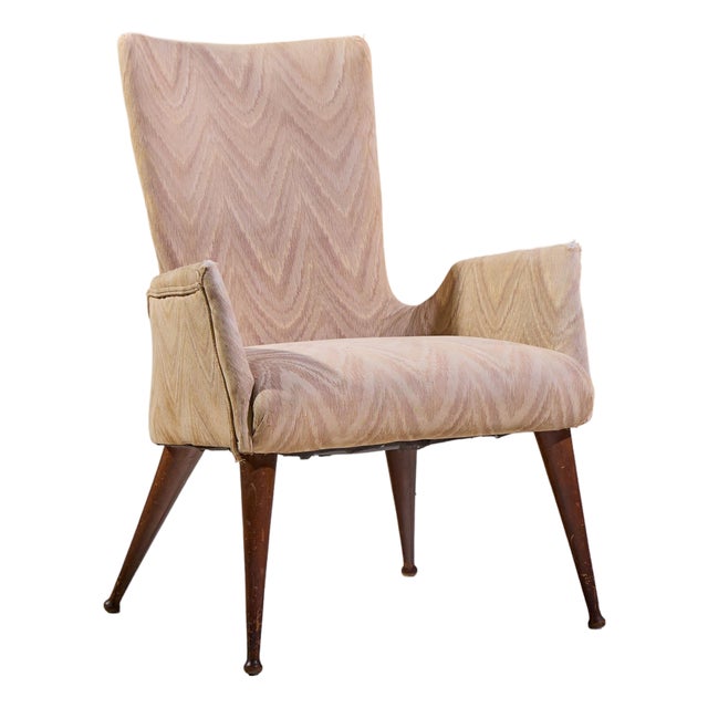 Ben Seibel Mid Century Envoy Walnut Lounge Chair For Sale