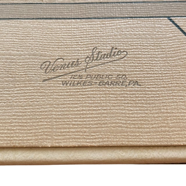 Vintage Venus Studio Art Deco Leatherette Picture Frame For Sale - Image 4 of 4