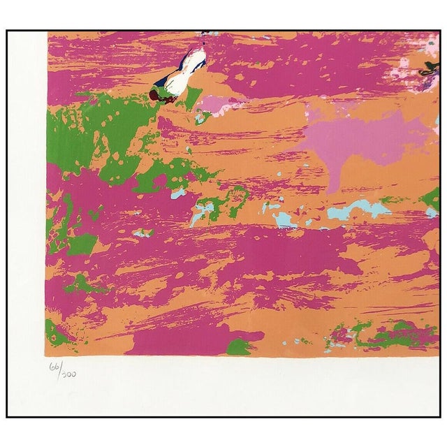 Leroy Neiman Late 20th Century Clubhouse Turn, LeRoy Neiman For Sale - Image 4 of 6