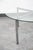 1960s Mid Century Modern Coffee Table Metal Round Glass Vintage Circular X Base Silver For Sale - Image 11 of 12